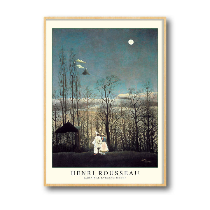 Unique carnival-evening-henri-rousseau- Beautiful framed art print available at Raremango