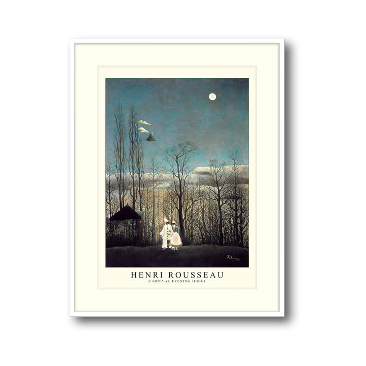 Unique carnival-evening-henri-rousseau- Beautiful framed art print available at Raremango