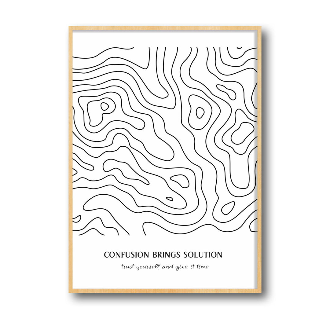 confusion canvas art - Shop art for home decor