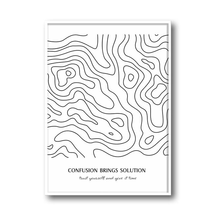 confusion canvas art - Shop art for home decor