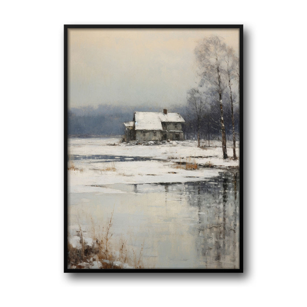 Unique deserted-house- Beautiful framed art print available at Raremango