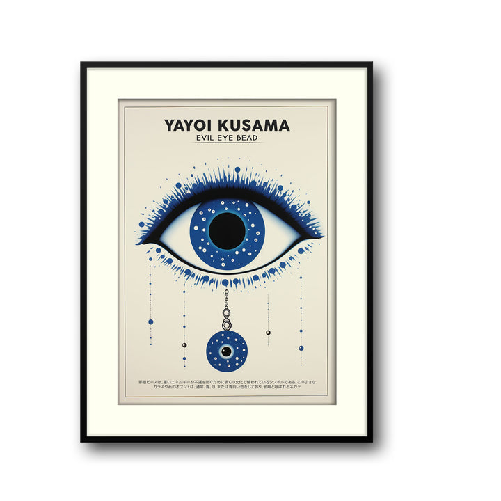 evil-eye-bead-yayoi-kusama canvas art - Shop art for home decor