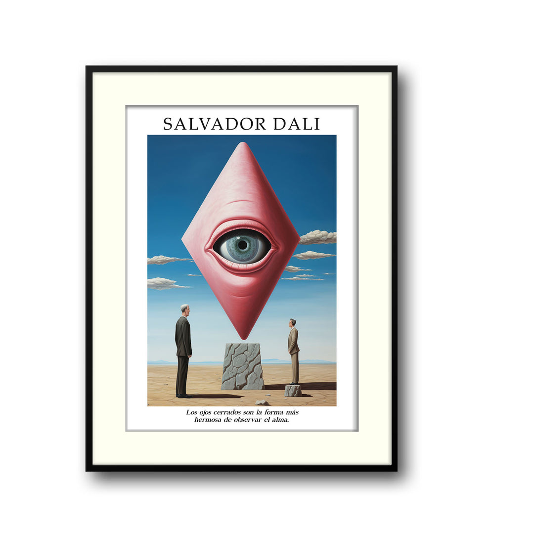 eye-diamond-salvador-dali art print - High-quality canvas print from Raremango