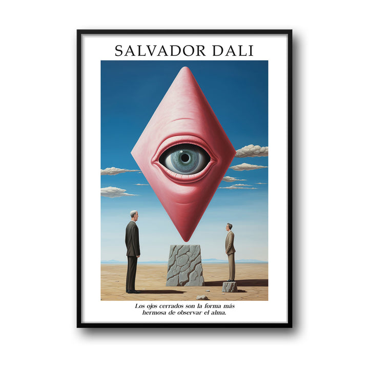 eye-diamond-salvador-dali art print - High-quality canvas print from Raremango