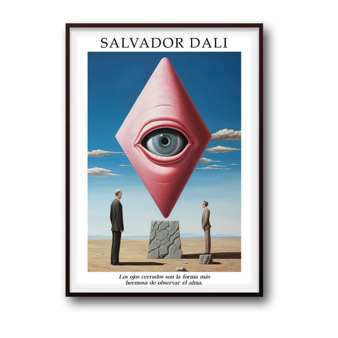 eye-diamond-salvador-dali art print - High-quality canvas print from Raremango