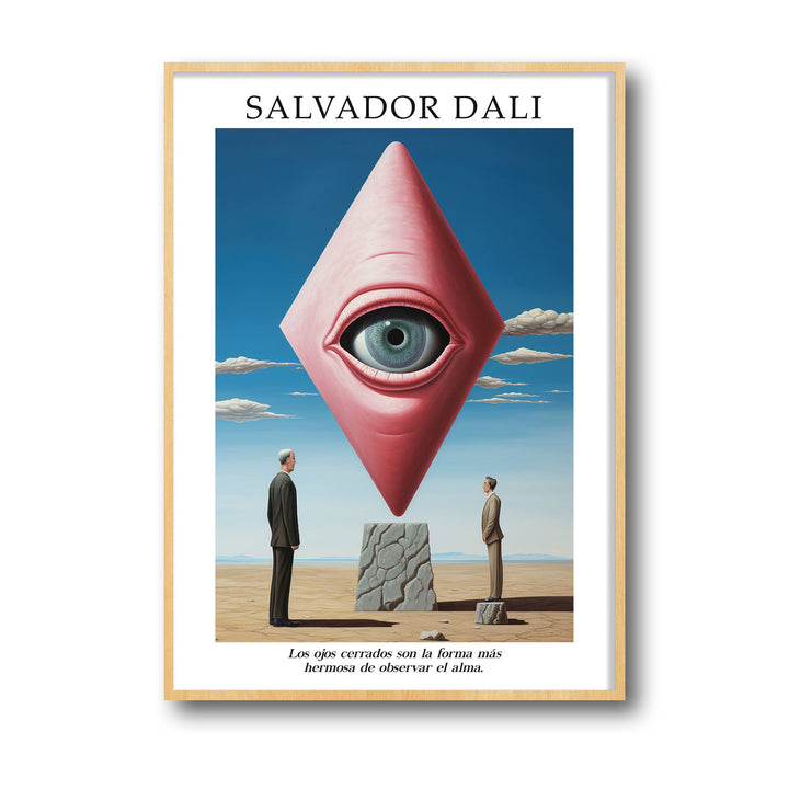 eye-diamond-salvador-dali art print - High-quality canvas print from Raremango