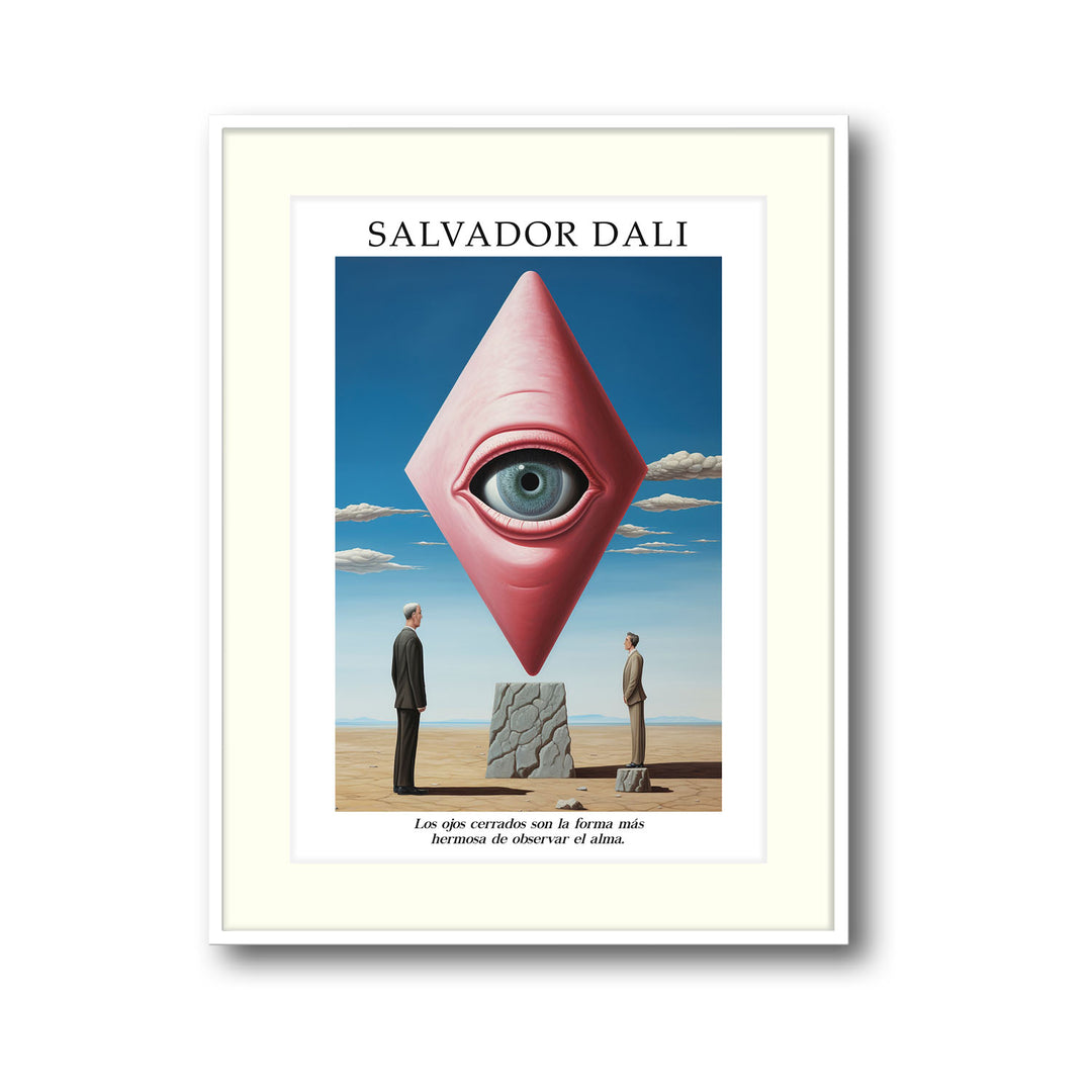 eye-diamond-salvador-dali art print - High-quality canvas print from Raremango