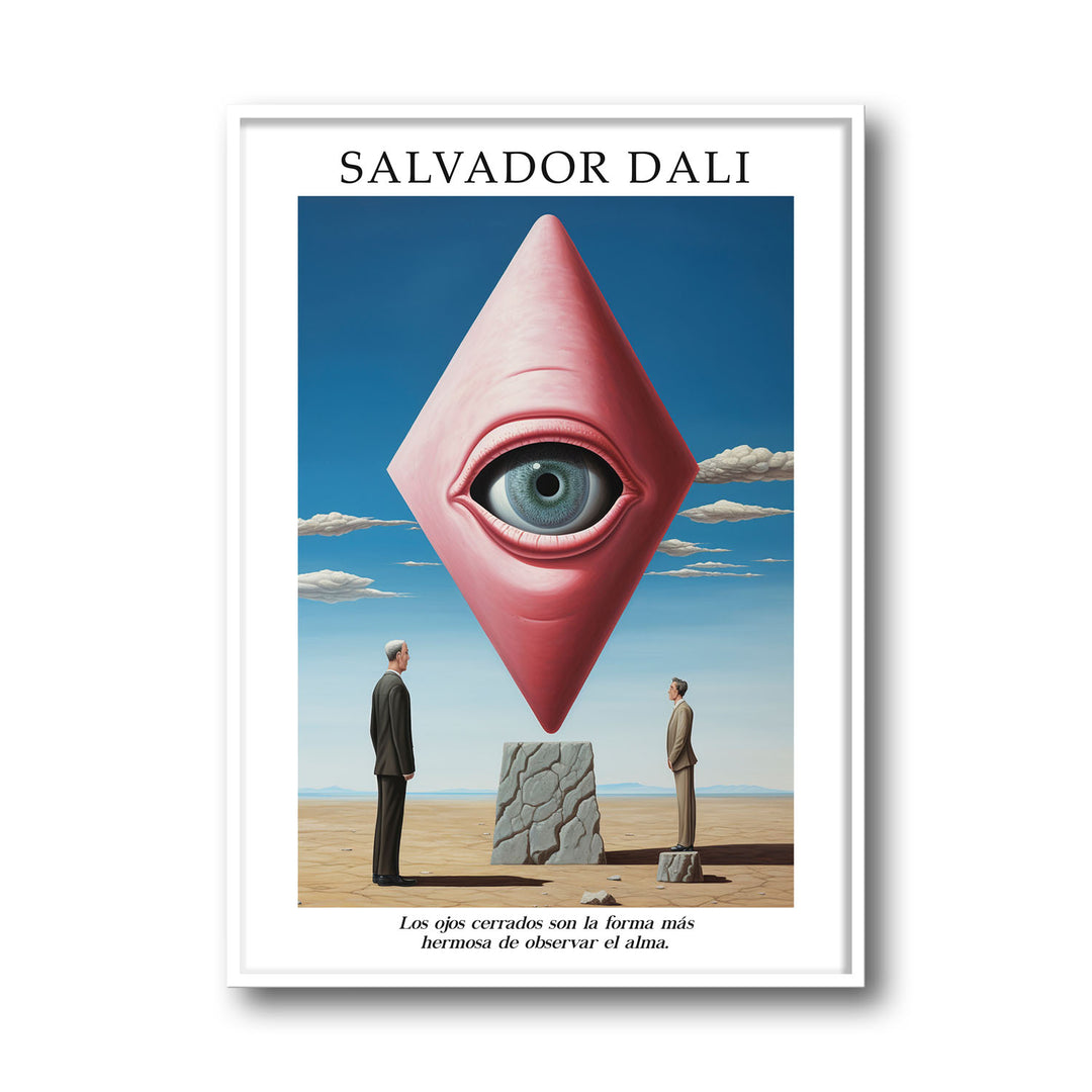 eye-diamond-salvador-dali art print - High-quality canvas print from Raremango