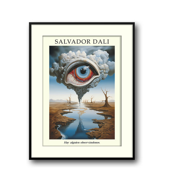 eye-in-clouds-salvador-dali art print - High-quality canvas print from Raremango