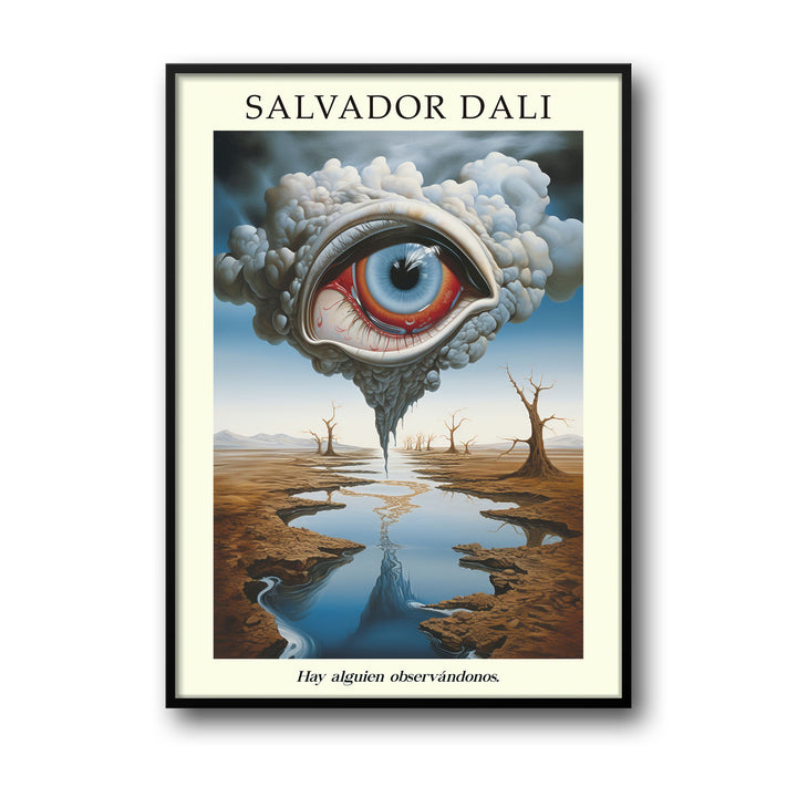 eye-in-clouds-salvador-dali art print - High-quality canvas print from Raremango