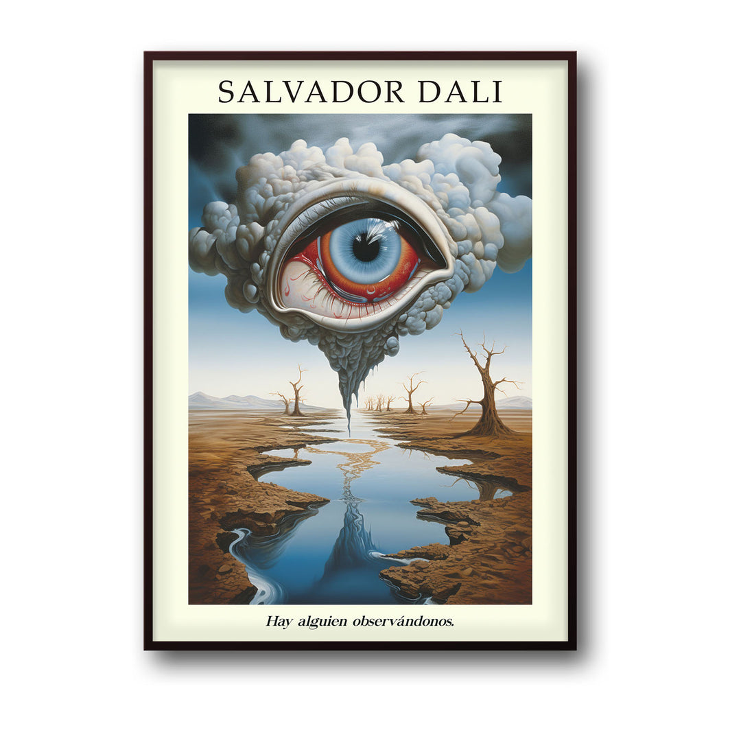 eye-in-clouds-salvador-dali art print - High-quality canvas print from Raremango