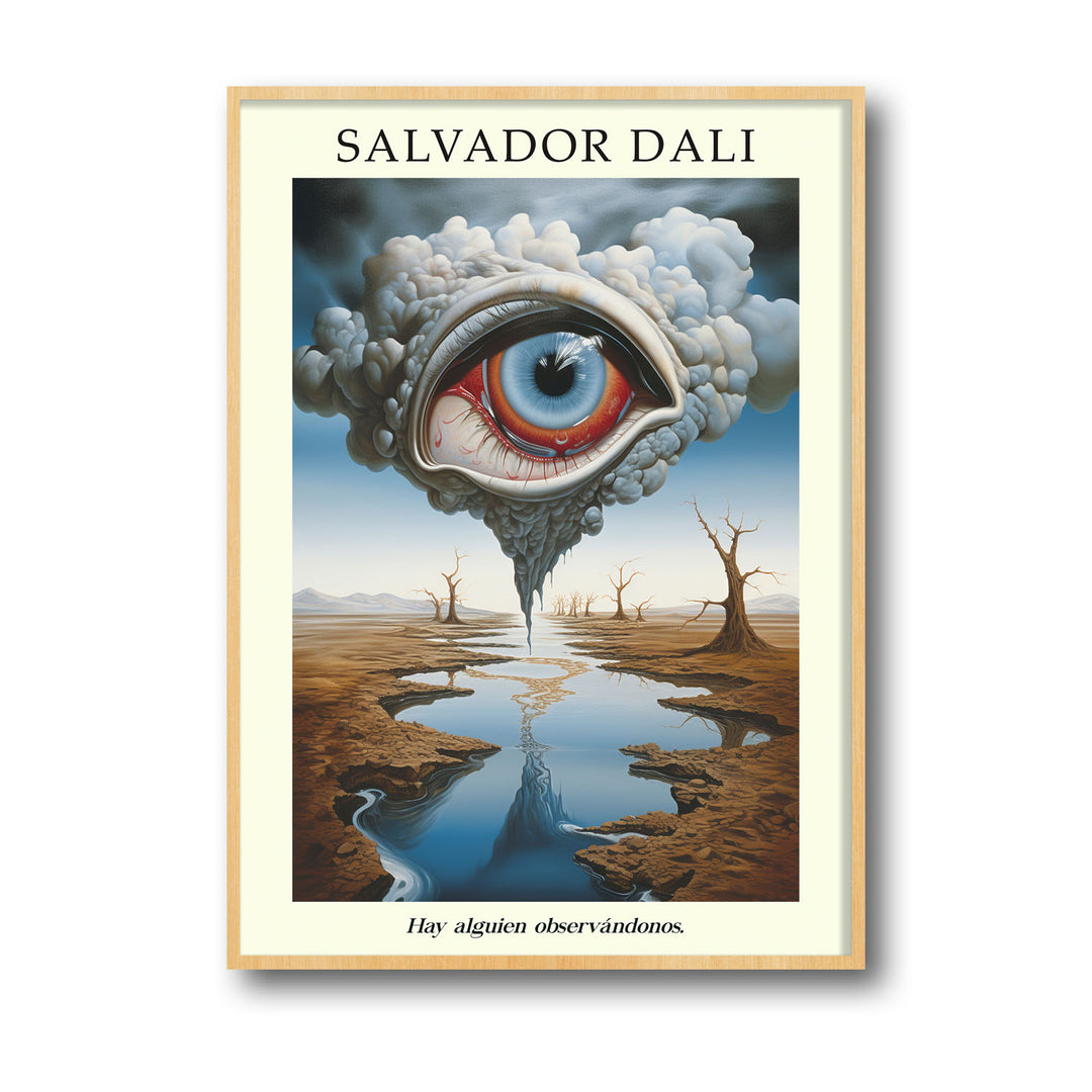 eye-in-clouds-salvador-dali art print - High-quality canvas print from Raremango