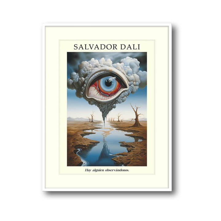 eye-in-clouds-salvador-dali art print - High-quality canvas print from Raremango