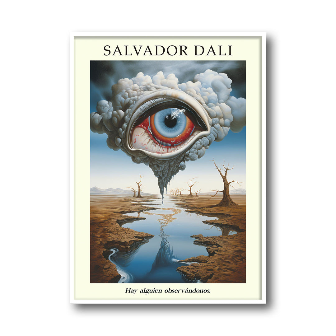 eye-in-clouds-salvador-dali art print - High-quality canvas print from Raremango