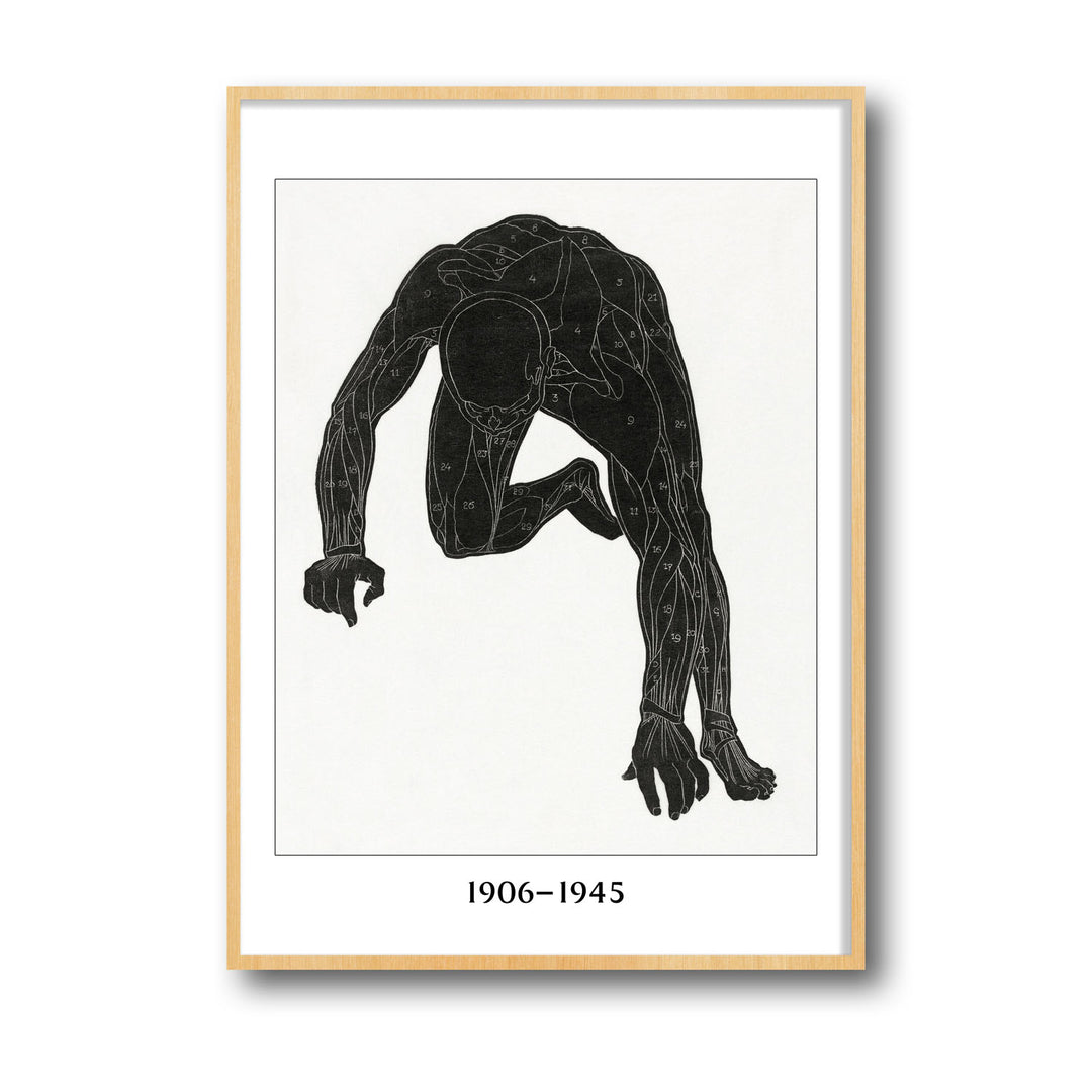 Unique falling-man- Beautiful framed art print available at Raremango