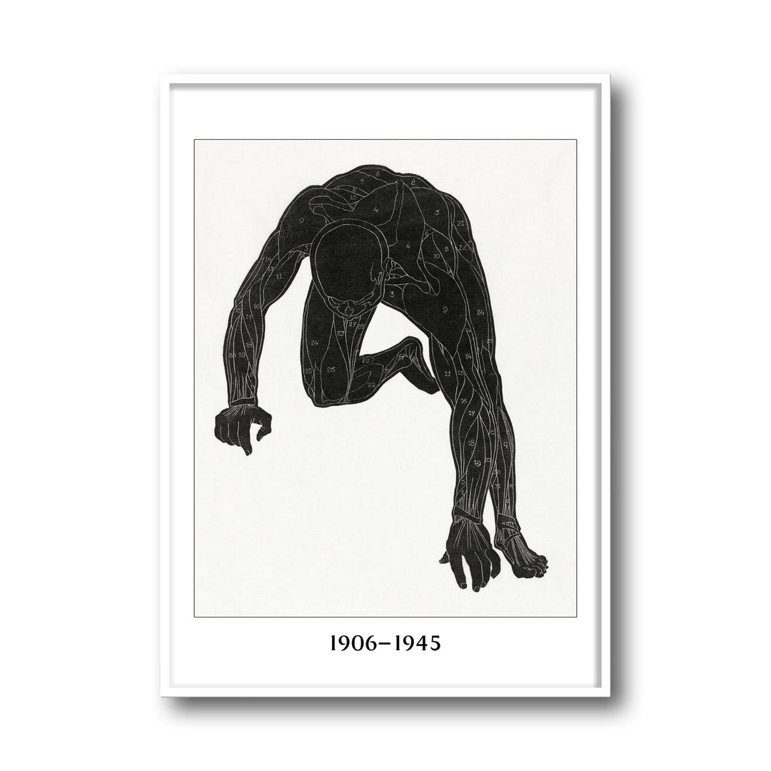 Unique falling-man- Beautiful framed art print available at Raremango