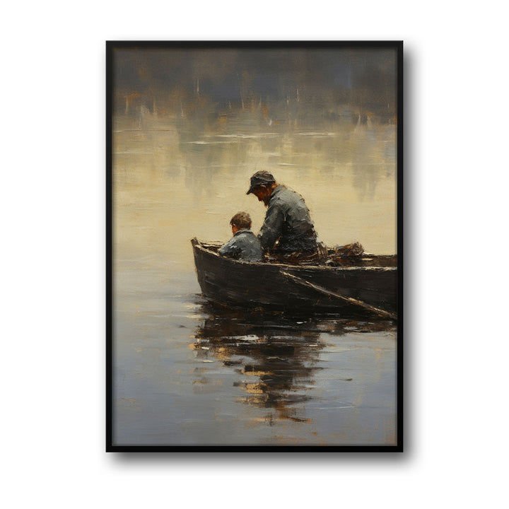 Unique father-and-son- Beautiful framed art print available at Raremango