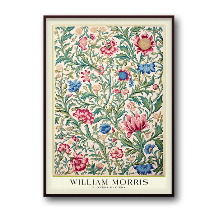 Unique flowers-william-morris- Beautiful framed art print available at Raremango