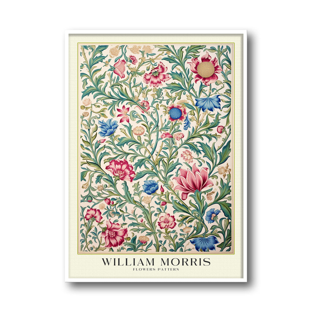 Unique flowers-william-morris- Beautiful framed art print available at Raremango