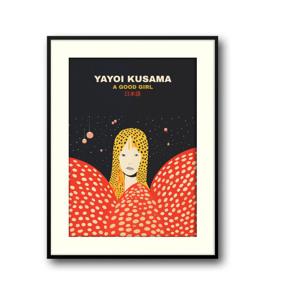 good-girl-yayoi-kusama canvas art - Shop art for home decor