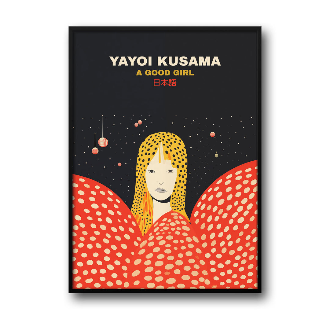 good-girl-yayoi-kusama canvas art - Shop art for home decor