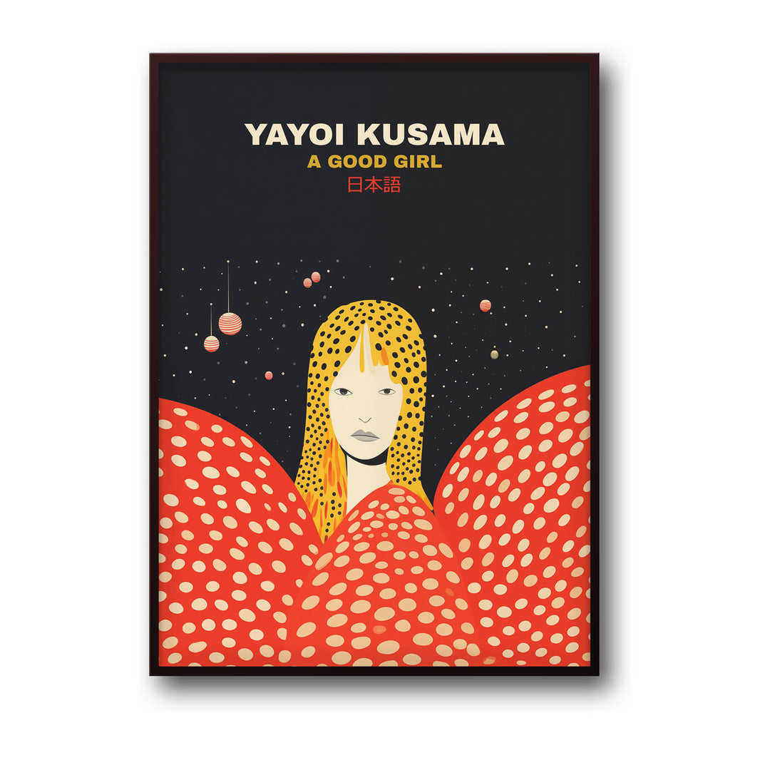 good-girl-yayoi-kusama canvas art - Shop art for home decor