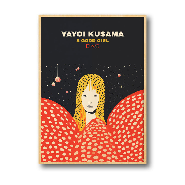 good-girl-yayoi-kusama canvas art - Shop art for home decor