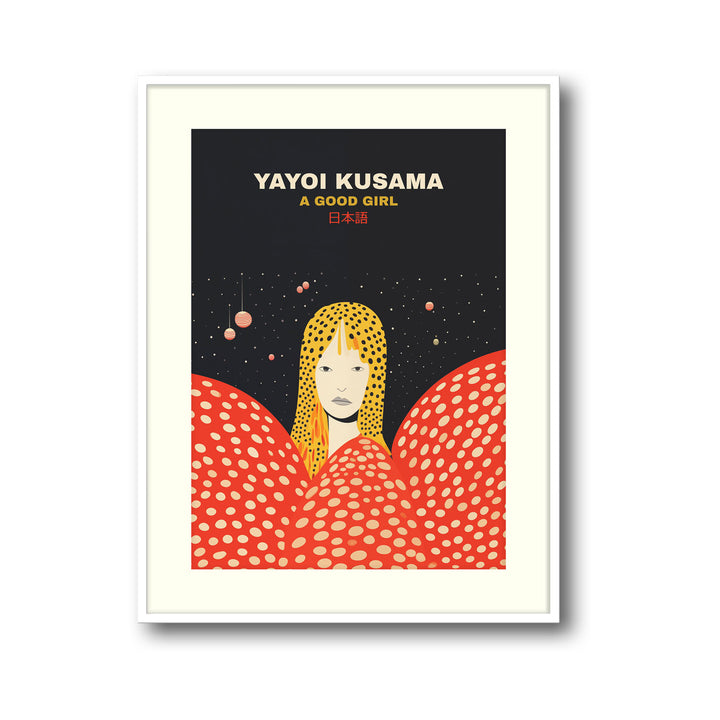 good-girl-yayoi-kusama canvas art - Shop art for home decor