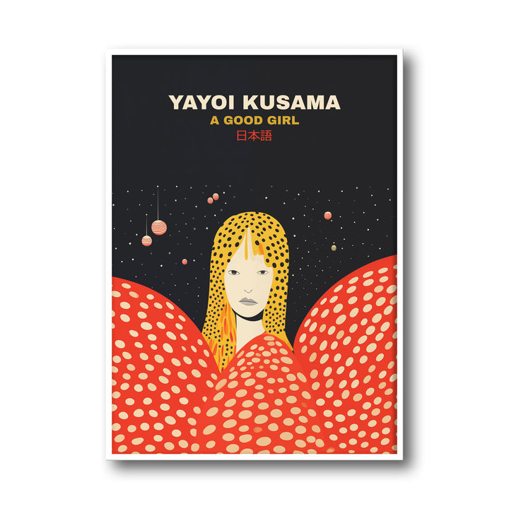 good-girl-yayoi-kusama canvas art - Shop art for home decor