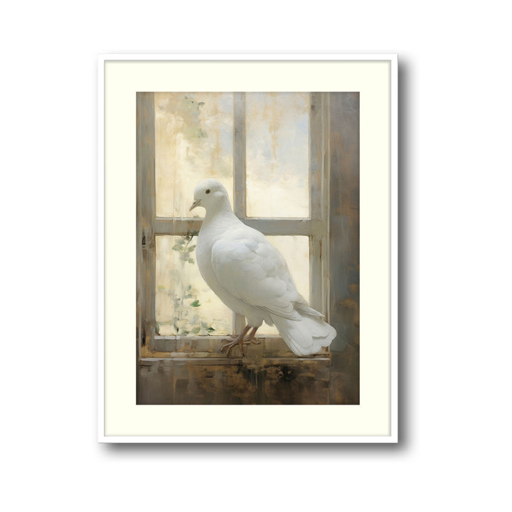 Unique hope-at-the-window- Beautiful framed art print available at Raremango