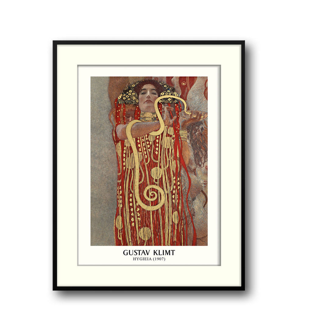 Unique hygieia-gustav-klimt- Beautiful framed art print available at Raremango