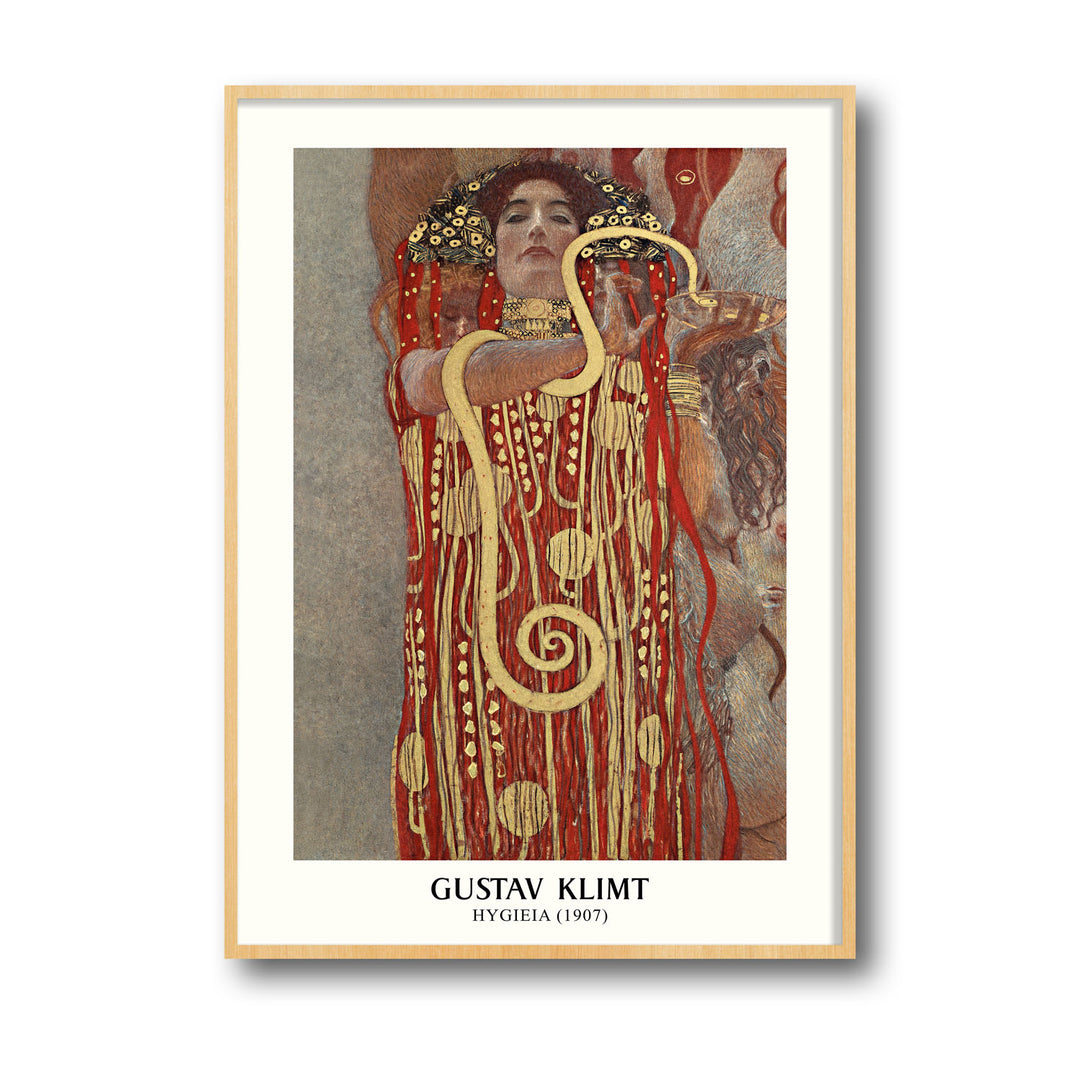 Unique hygieia-gustav-klimt- Beautiful framed art print available at Raremango