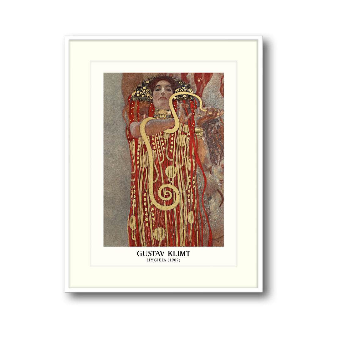 Unique hygieia-gustav-klimt- Beautiful framed art print available at Raremango