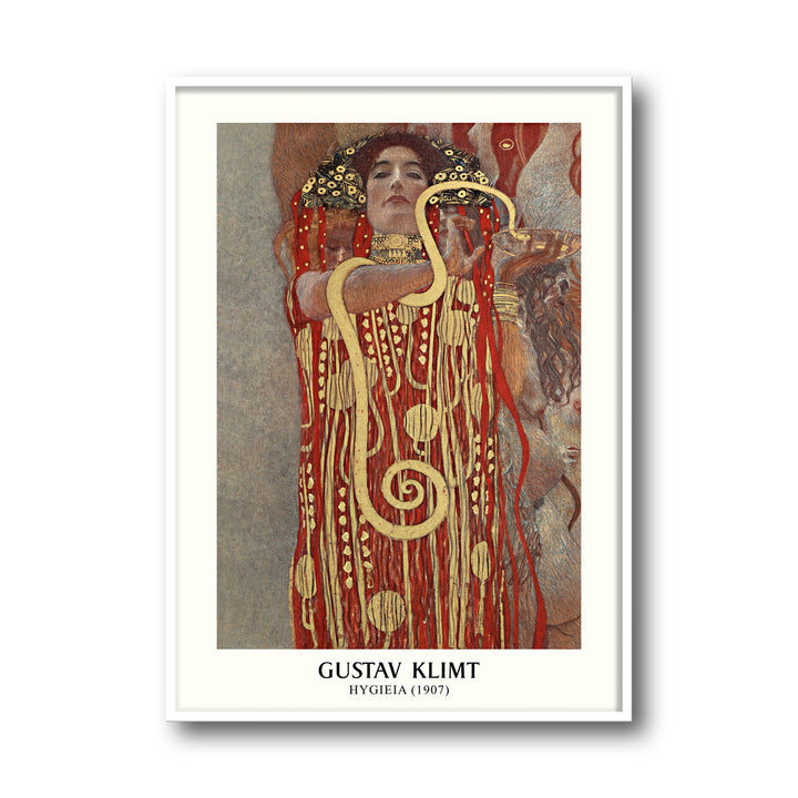 Unique hygieia-gustav-klimt- Beautiful framed art print available at Raremango