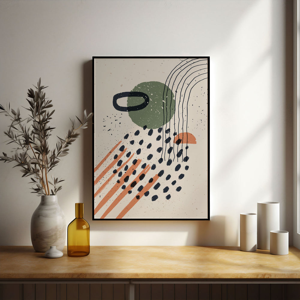 serene-abstractions-b  Elegant framed art print in a beautiful frame