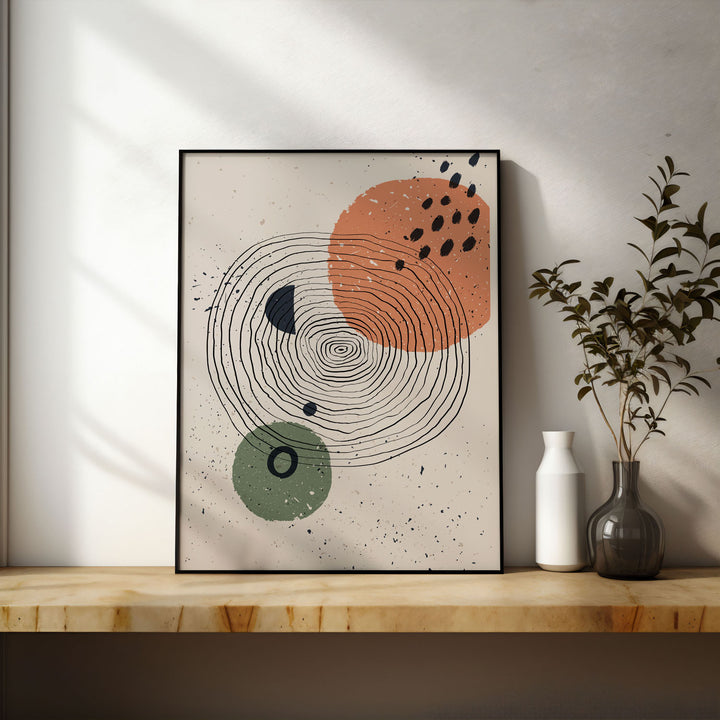 serene-abstractions-c  Elegant framed art print in a beautiful frame