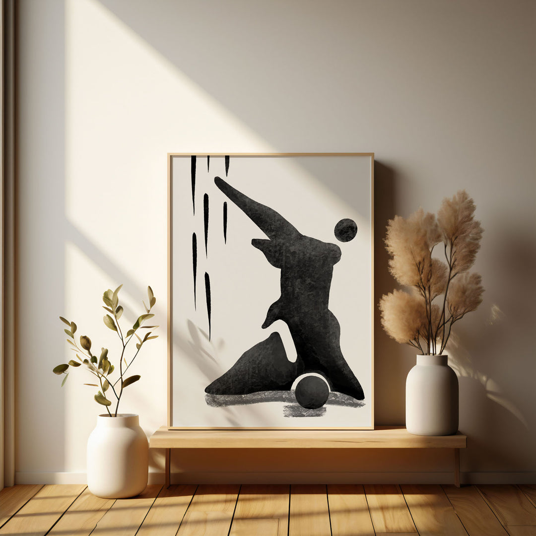 edgy-elegance-c  Elegant framed art print in a beautiful frame