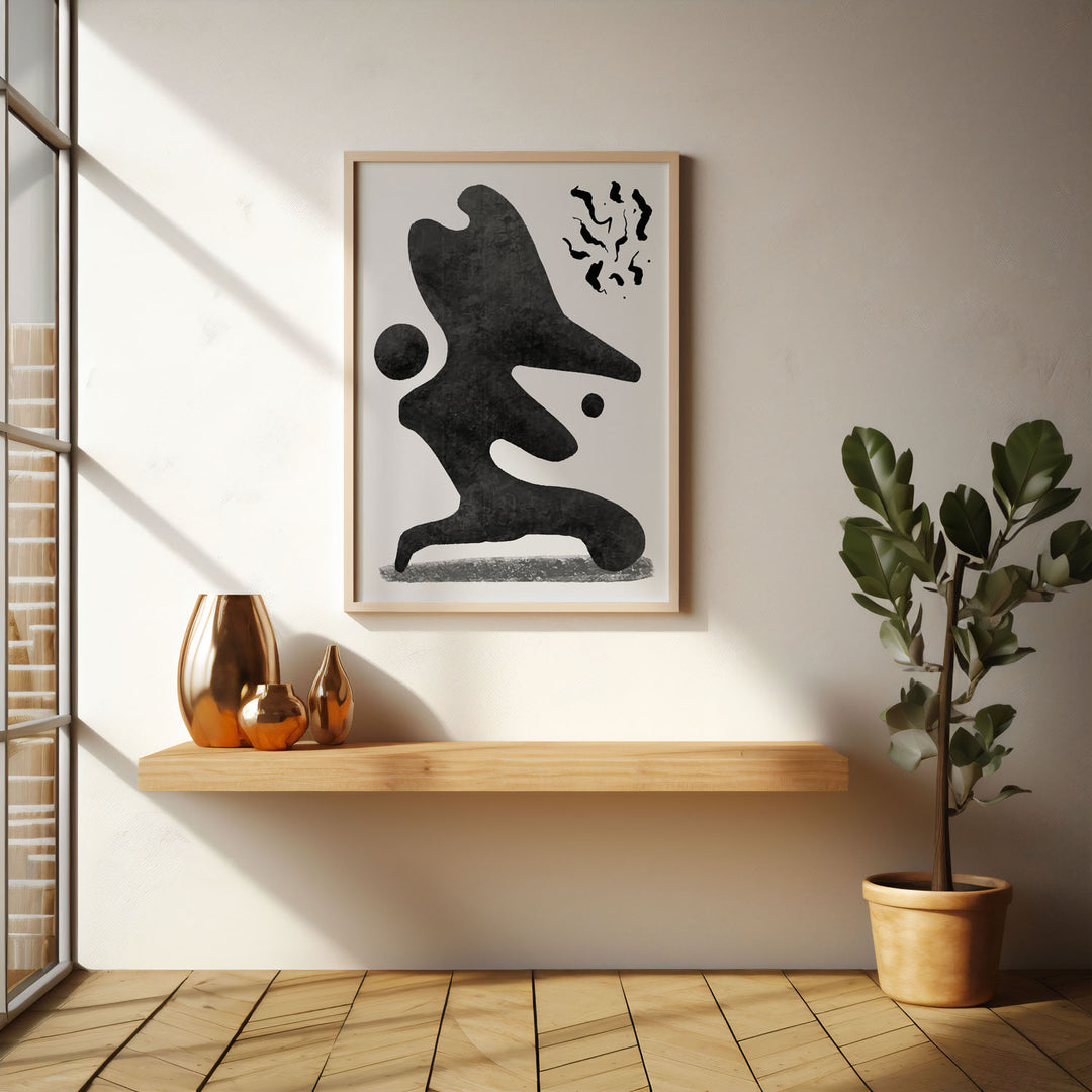 edgy-elegance-a  Elegant framed art print in a beautiful frame