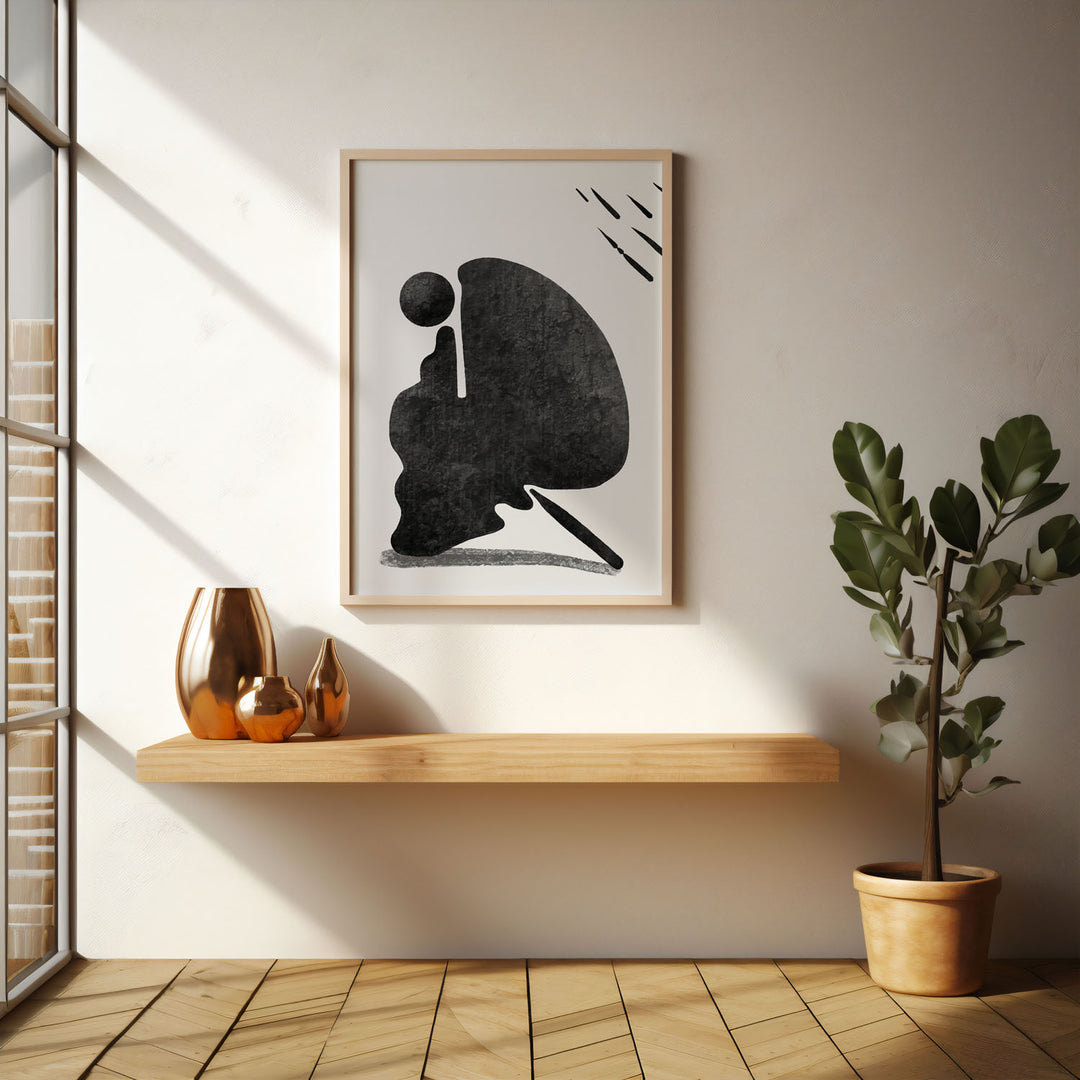 edgy-elegance-b  Elegant framed art print in a beautiful frame