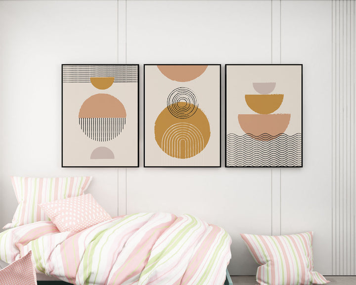 structured-silhouettes  Elegant framed art print in a beautiful frame