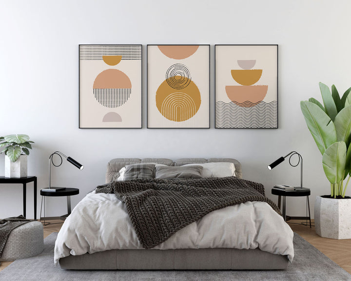 structured-silhouettes  Elegant framed art print in a beautiful frame