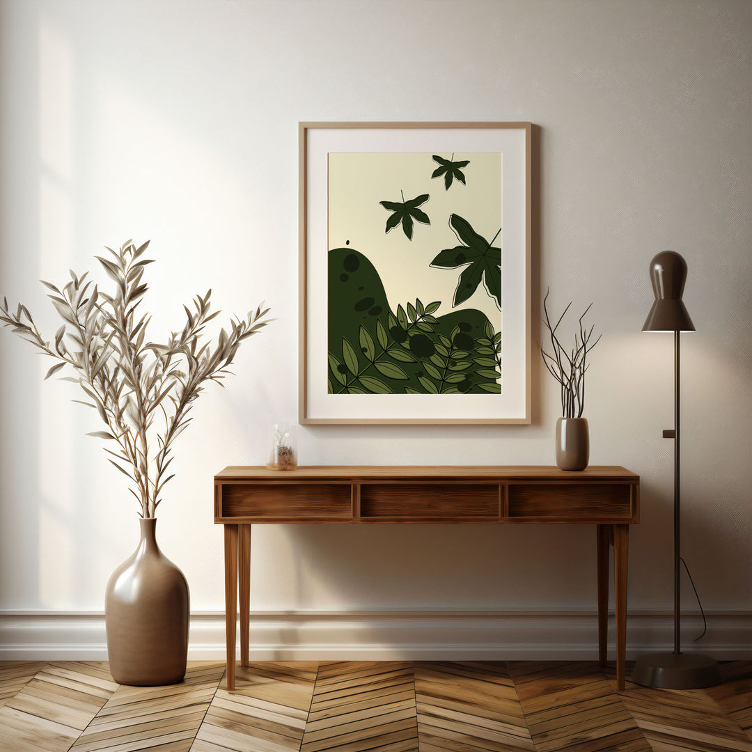 verdant-visions-c  Elegant framed art print in a beautiful frame