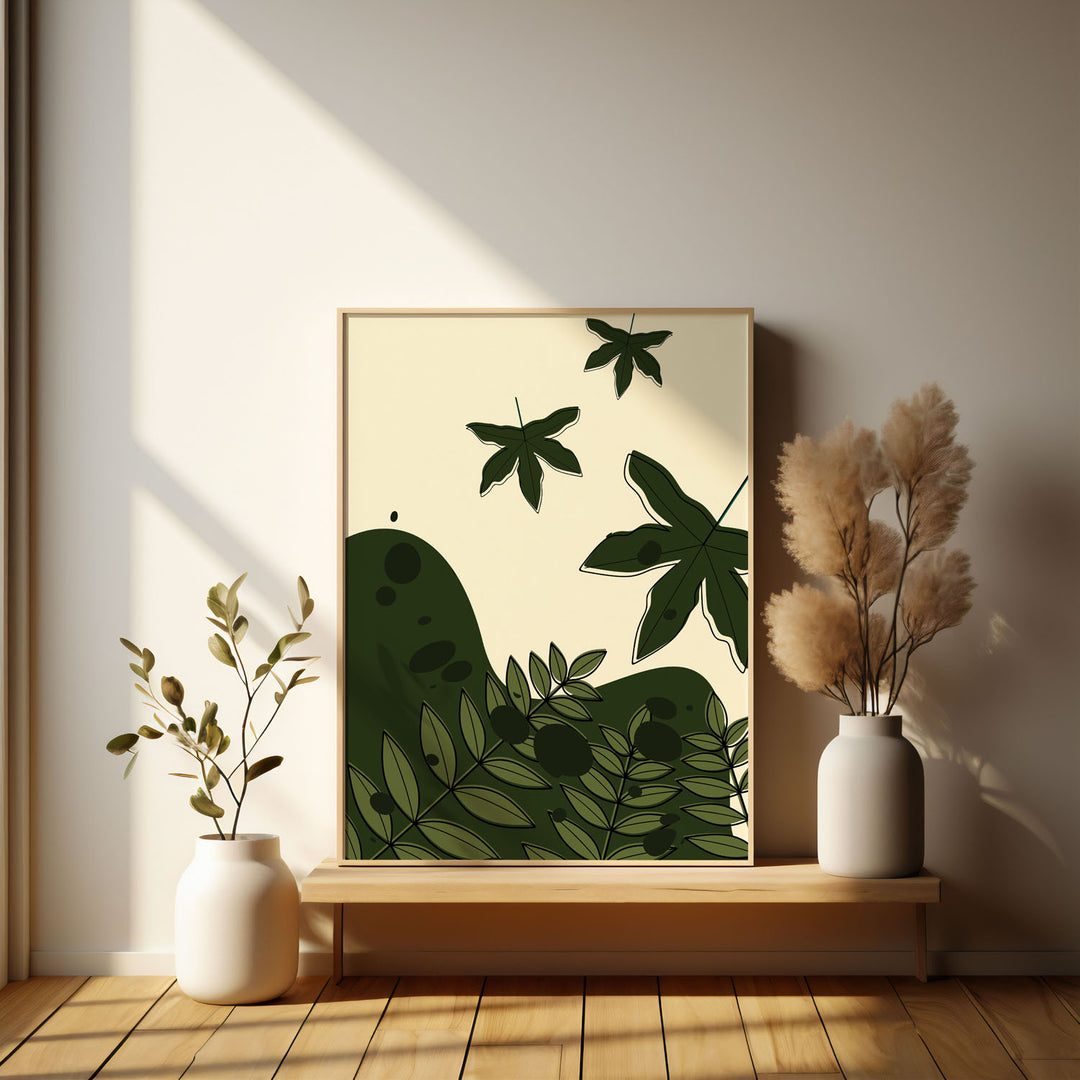 verdant-visions-c  Elegant framed art print in a beautiful frame