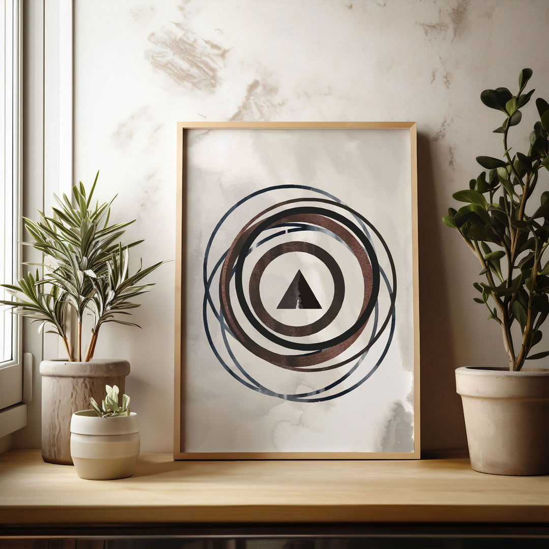 abstract-alignments-a  Elegant framed art print in a beautiful frame