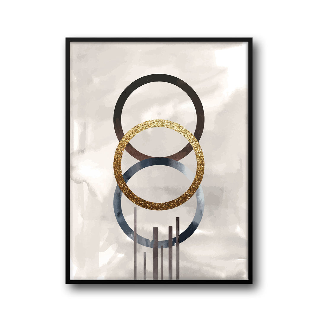 abstract-alignments-d  Elegant framed art print in a beautiful frame