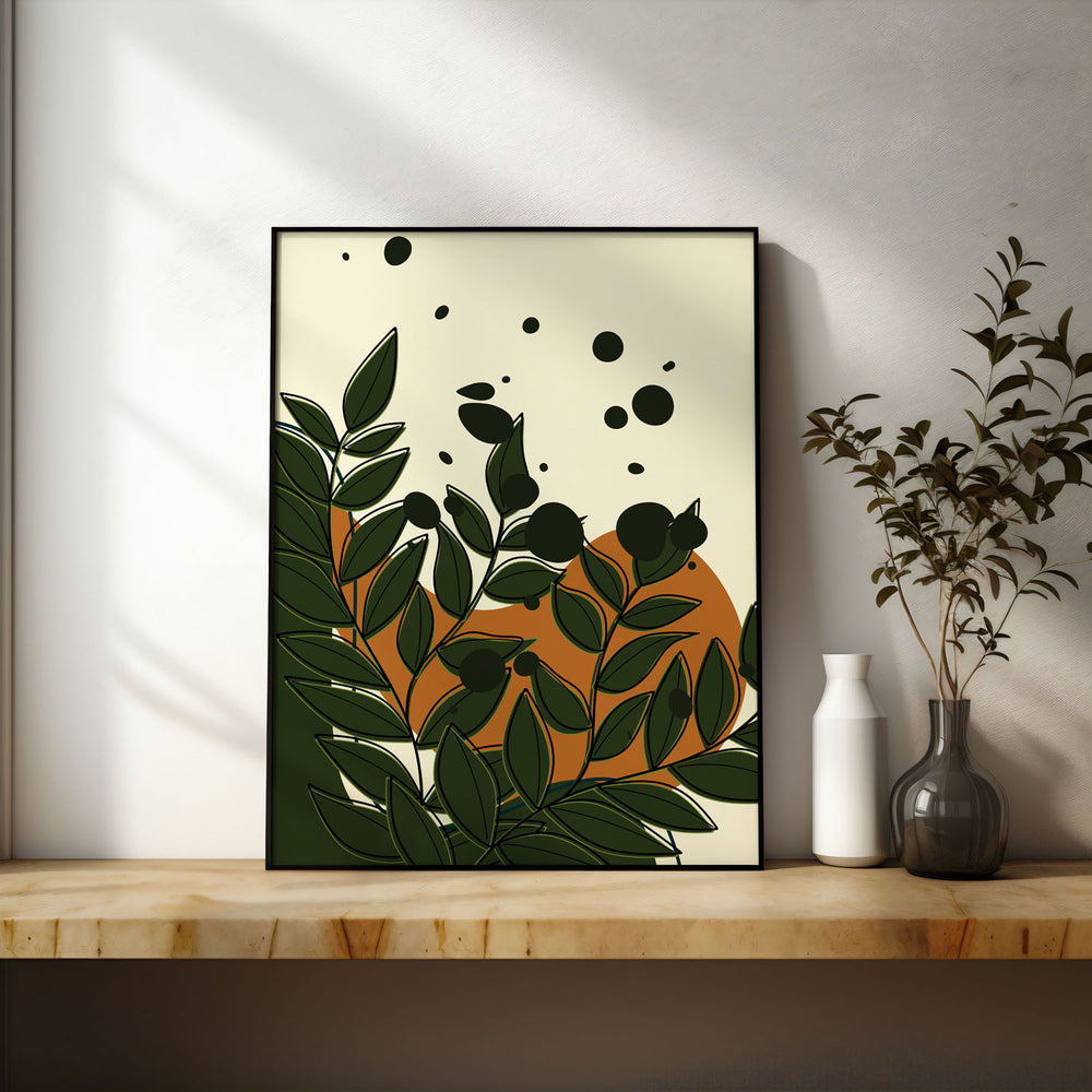 verdant-visions-a  Elegant framed art print in a beautiful frame