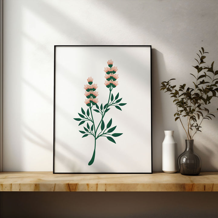 petal-serenity-a  Elegant framed art print in a beautiful frame