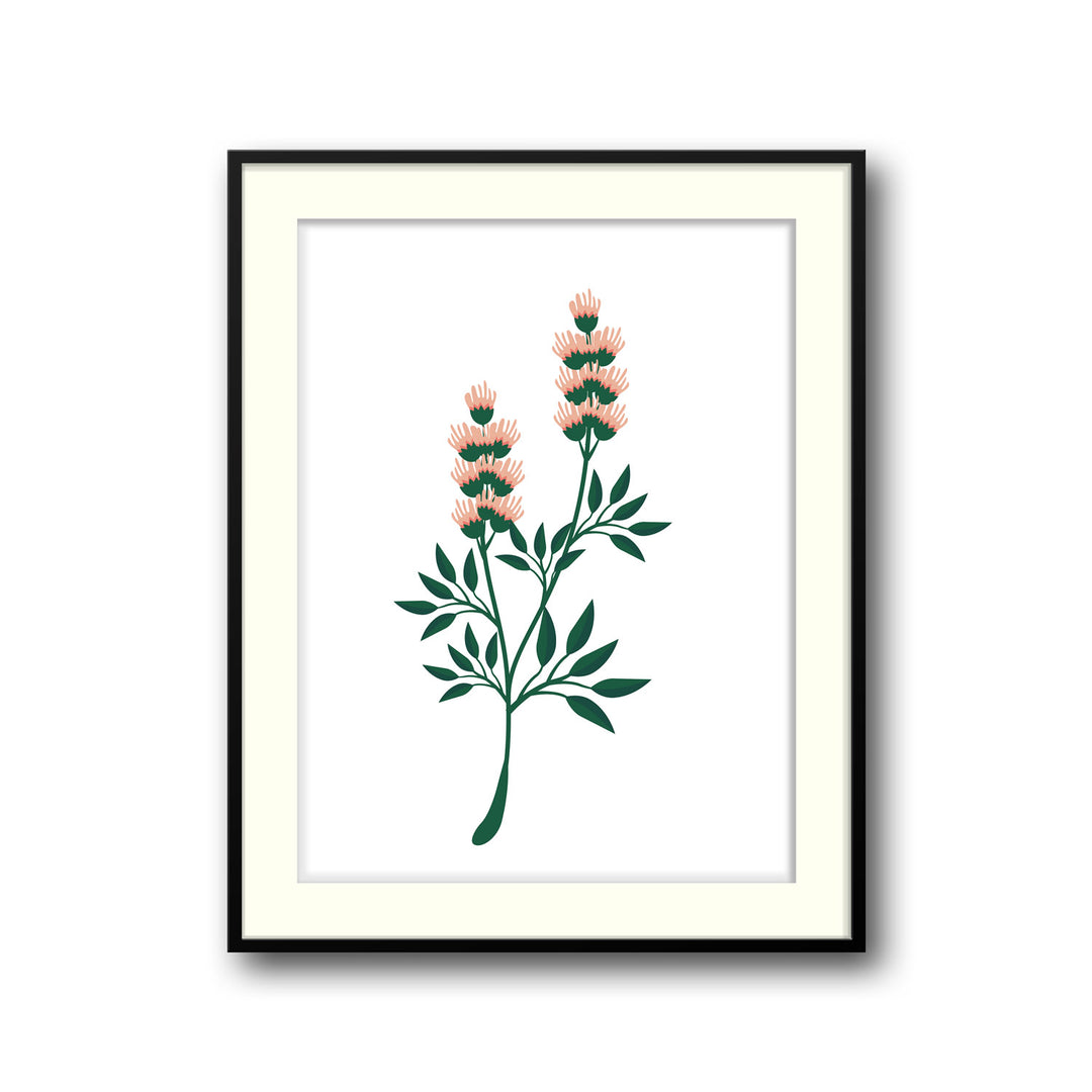 petal-serenity-a  Elegant framed art print in a beautiful frame