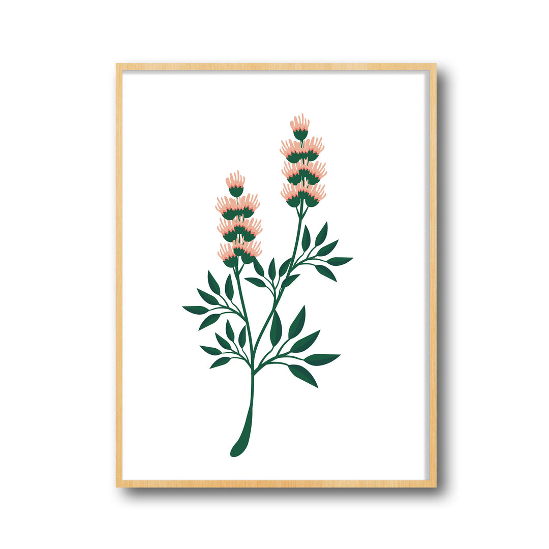 petal-serenity-a  Elegant framed art print in a beautiful frame