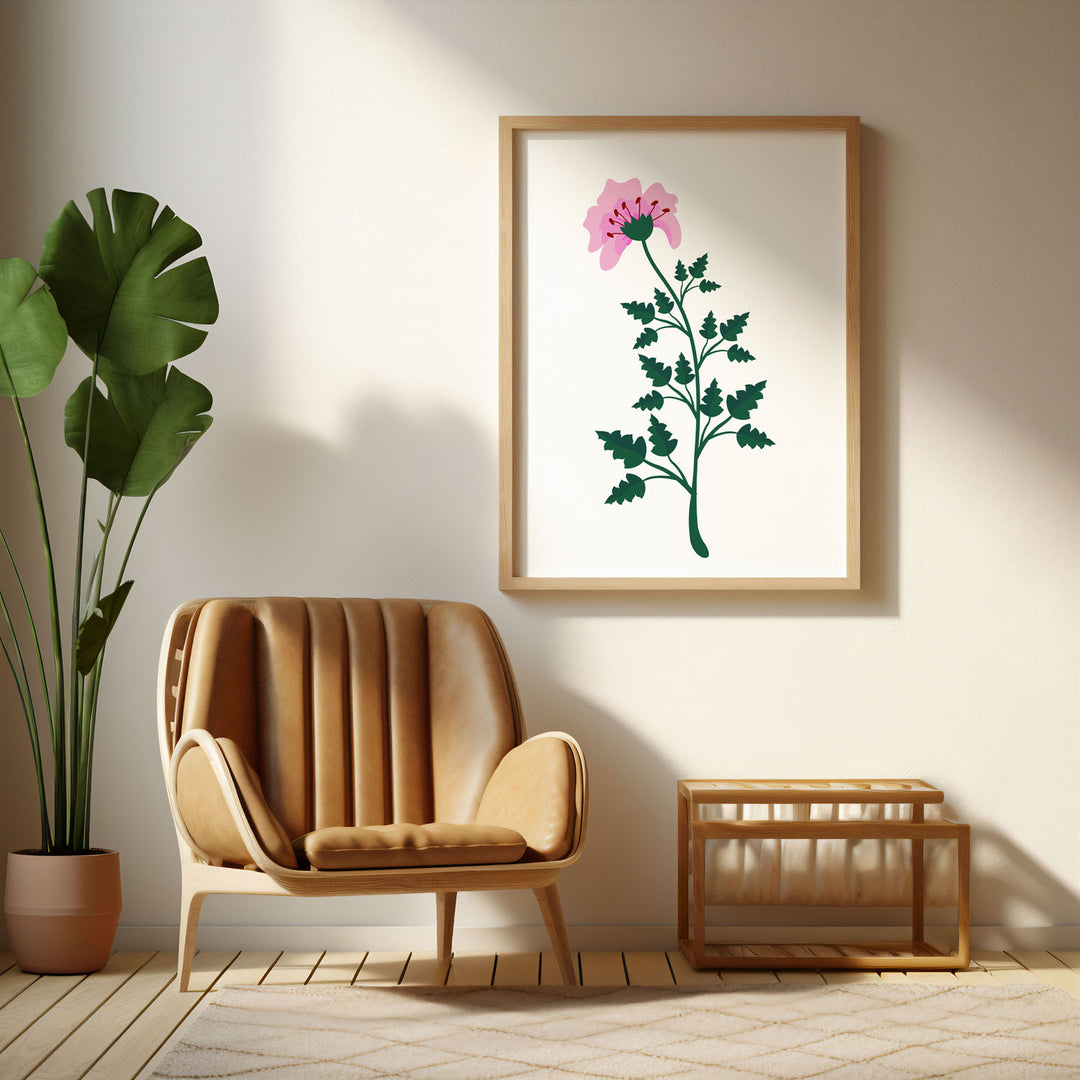 petal-serenity-b  Elegant framed art print in a beautiful frame